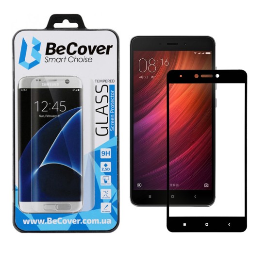 Стекло защитное BeCover Xiaomi Redmi Note 4X Black (701166) (701166) Стекло защитное BeCover Xiaomi Redmi Note 4X Black (701166) (701166)