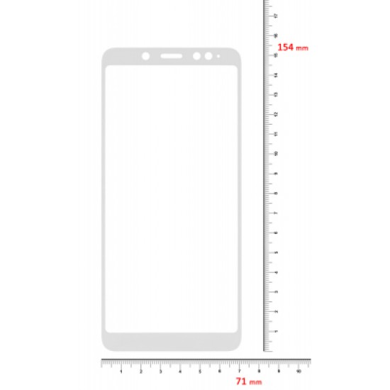 Скло захисне BeCover Xiaomi Redmi Note 5 White (702226) (702226)