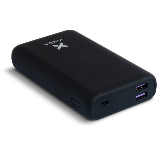 Батарея универсальная Vinga 15000 mAh 45W QC+PD (VPB1545)