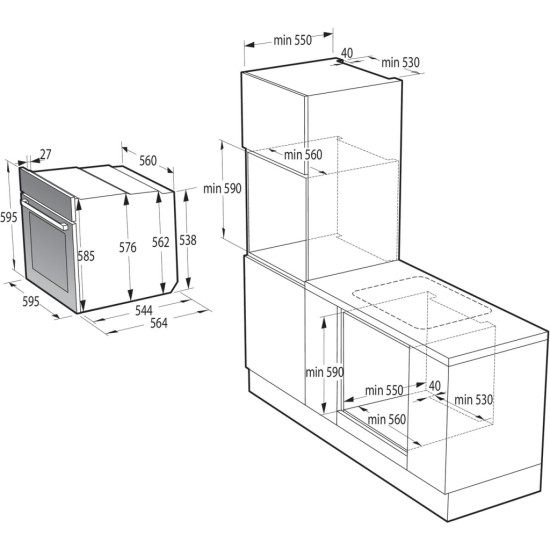 Духова шафа Gorenje BSA6737E15X (BSA 6737 E15X)