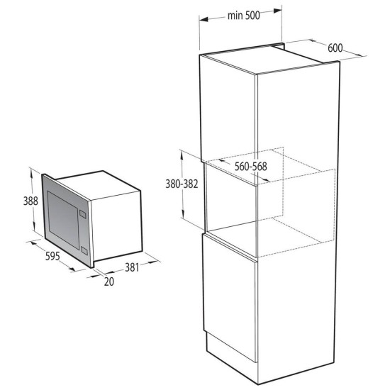 Микроволновая печь Gorenje BM251SG2WG Микроволновая печь Gorenje BM251SG2WG