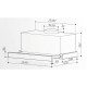 Вытяжка кухонная Interline SHARK PLUS X/S A/60 Вытяжка кухонная Interline SHARK PLUS X/S A/60