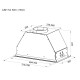 Витяжка кухонна Pyramida ABH 52 SRC (1150) GWH Витяжка кухонна Pyramida ABH 52 SRC (1150) GWH