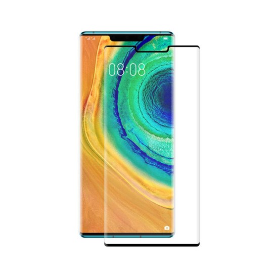 Стекло защитное PowerPlant 3D Huawei Mate 30 Pro, Black (GL607297) Стекло защитное PowerPlant 3D Huawei Mate 30 Pro, Black (GL607297)