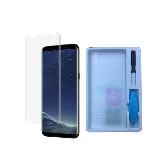Стекло защитное PowerPlant Xiaomi Mi 10 Pro (liquid glue + UF-lamp) (GL607907)