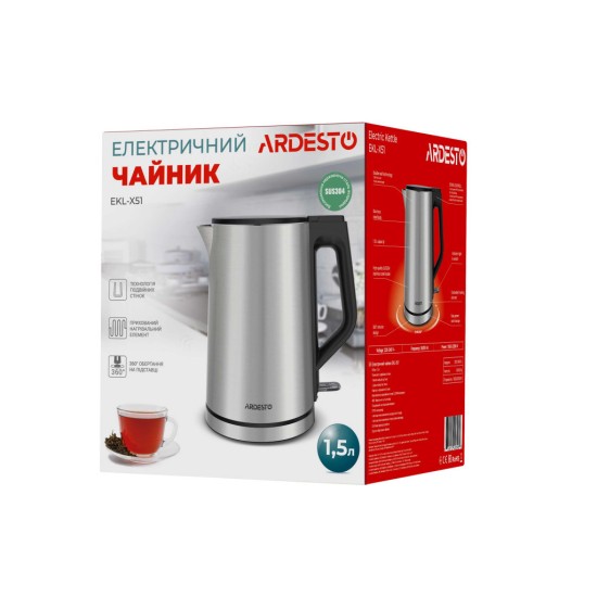 Электрочайник Ardesto EKL-X51 Электрочайник Ardesto EKL-X51