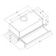 Вытяжка кухонная Borgio TLF (TR) 60 white glass Вытяжка кухонная Borgio TLF (TR) 60 white glass