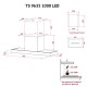 Вытяжка кухонная Perfelli TS 9635 I/BL 1000 LED