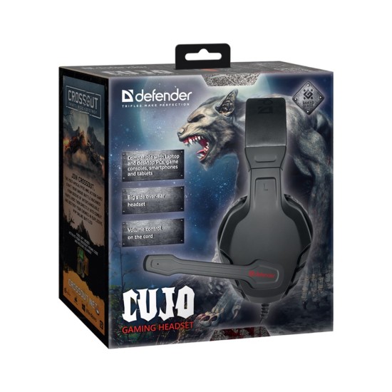 Навушники Defender Сujo Black-Red (64505) Навушники Defender Сujo Black-Red (64505)