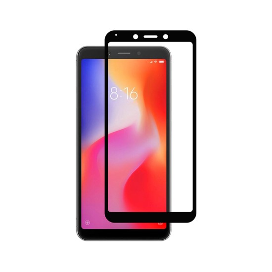 Стекло защитное PowerPlant Full screen Xiaomi Redmi 6, Black (GL605552) Стекло защитное PowerPlant Full screen Xiaomi Redmi 6, Black (GL605552)