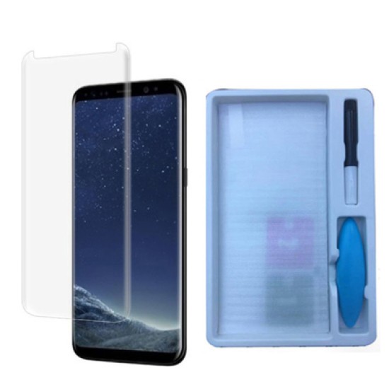 Стекло защитное PowerPlant Samsung S8 liquid glue + UF-lamp (GL604616) Стекло защитное PowerPlant Samsung S8 liquid glue + UF-lamp (GL604616)