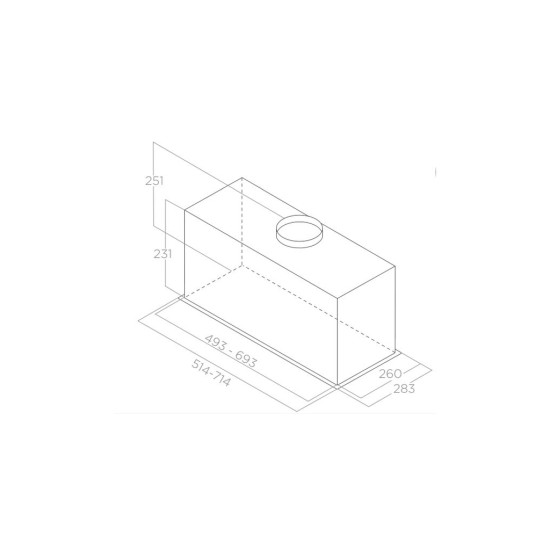 Вытяжка кухонная Elica FOLD S IX/A/72