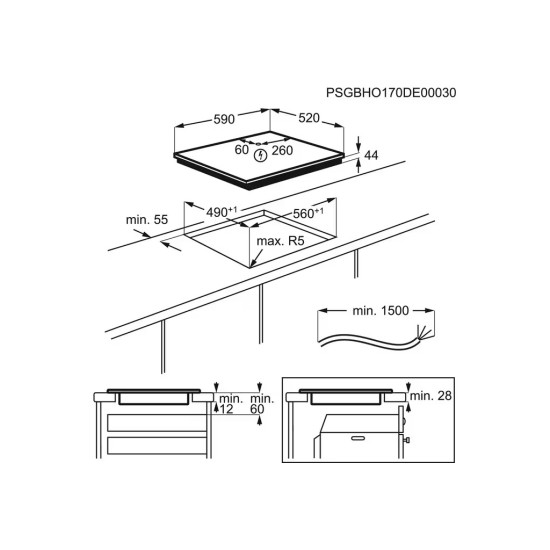 Варочная поверхность Electrolux CIR60430CB