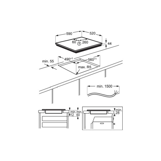 Варочная поверхность Electrolux LIR60433 Варочная поверхность Electrolux LIR60433