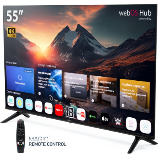 Телевизор Vinga S55UHD25QWEB