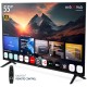 Телевизор Vinga S55UHD25QWEB