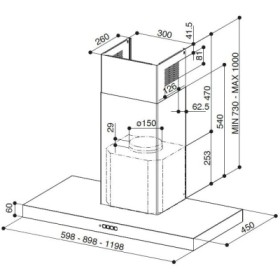 Витяжка кухонна Faber Stilo Comfort Bk Matt A60 (325.0618.791)