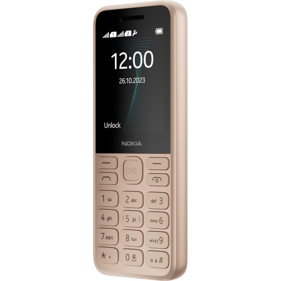 Мобильный телефон Nokia 130 DS 2023 Light Gold Мобильный телефон Nokia 130 DS 2023 Light Gold