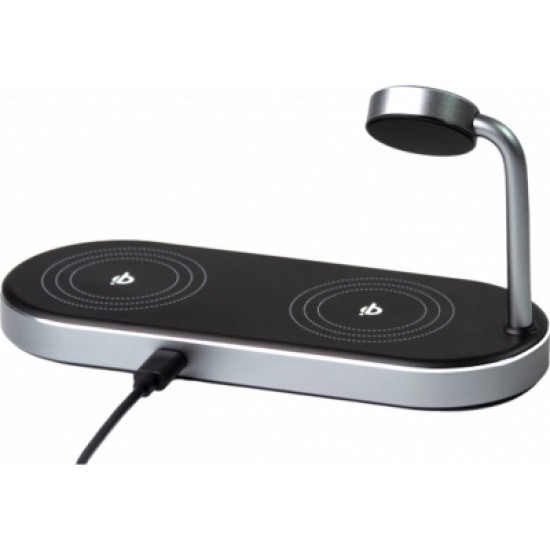Зарядное устройство Verbatim 3in1 Apple Watch and Dual iPhone Charging Stand (49557)