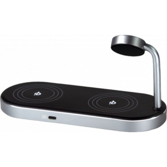 Зарядное устройство Verbatim 3in1 Apple Watch and Dual iPhone Charging Stand (49557)