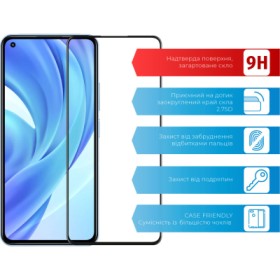 Стекло защитное ACCLAB Full Glue Xiaomi Mi 11 Lite (1283126511837)