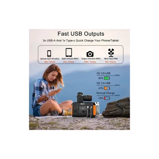 Зарядная станция FlashFish P60, 500W (P60) Зарядная станция FlashFish P60, 500W (P60)