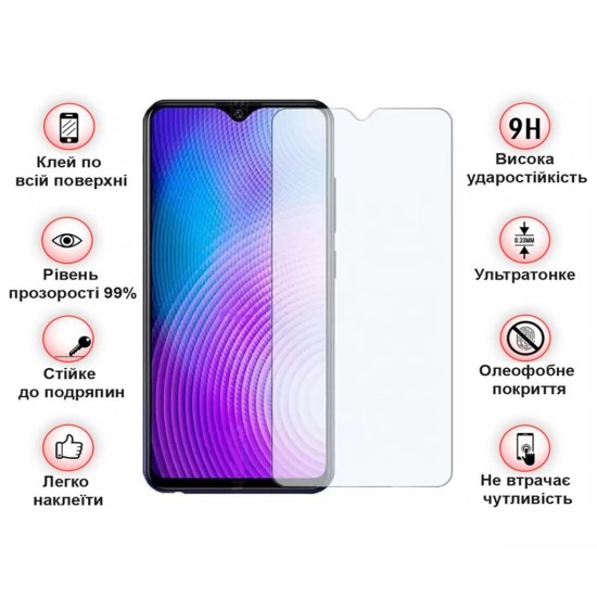 Стекло защитное BeCover Tecno Spark 10C (KI5k) 3D Crystal Clear Glass (709748)