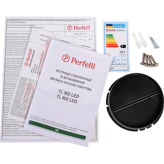 Витяжка кухонна Perfelli TL 602 BL LED