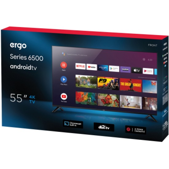 Телевизор Ergo 55GUS6500 Телевизор Ergo 55GUS6500