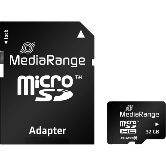 Карта памяти Mediarange 32GB microSD class 10 (MR959) Карта памяти Mediarange 32GB microSD class 10 (MR959)