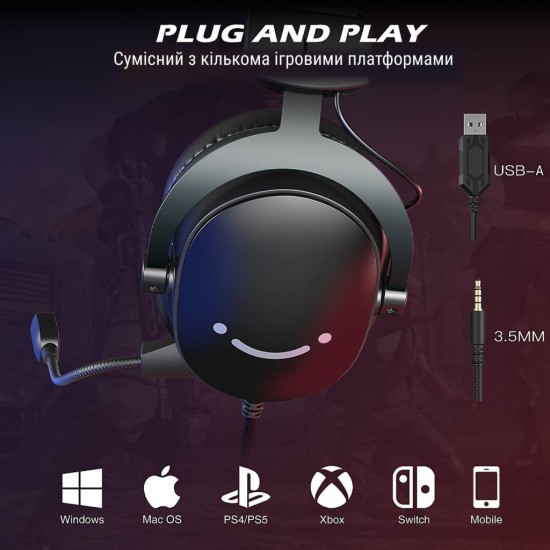 Навушники Fifine H9 Black (H9) Навушники Fifine H9 Black (H9)