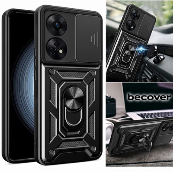 Чехол для мобильного телефона BeCover Military Oppo Reno8 T Black (710023) Чехол для мобильного телефона BeCover Military Oppo Reno8 T Black (710023)