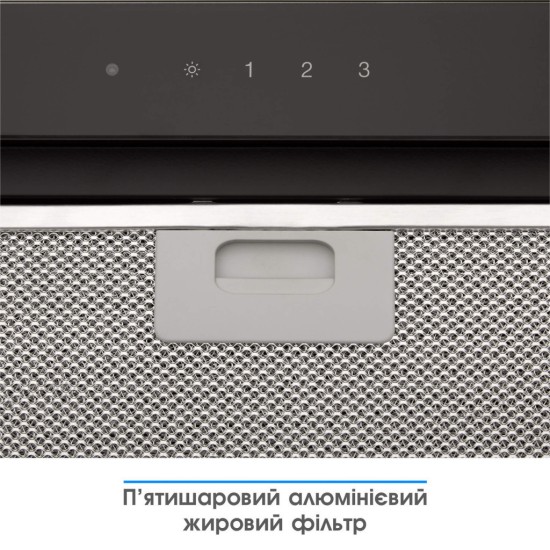 Вытяжка кухонная Eleyus GEMINI 700 LED 52 BL