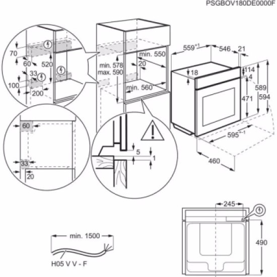 Духова шафа AEG BSK792280B Духова шафа AEG BSK792280B
