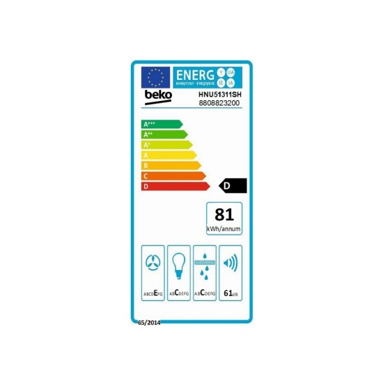 Вытяжка кухонная Beko HNU51311SH