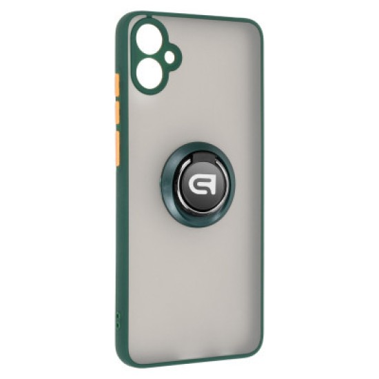 Чохол до мобільного телефона Armorstandart Frosted Matte Ring Samsung A05 (A055) Dark Green (ARM72761) Чохол до мобільного телефона Armorstandart Frosted Matte Ring Samsung A05 (A055) Dark Green (ARM72761)
