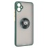 Чохол до мобільного телефона Armorstandart Frosted Matte Ring Samsung A05 (A055) Dark Green (ARM72761)