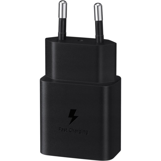 Зарядний пристрій Samsung USB-С 15W Black (EP-T1510NBEGEU) Зарядний пристрій Samsung USB-С 15W Black (EP-T1510NBEGEU)