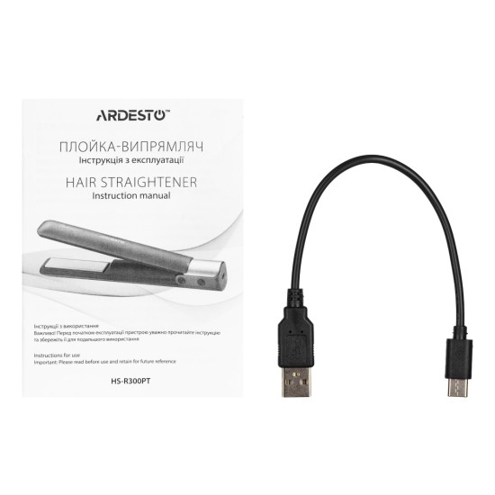 Выпрямитель для волос Ardesto HS-R300PT Выпрямитель для волос Ardesto HS-R300PT
