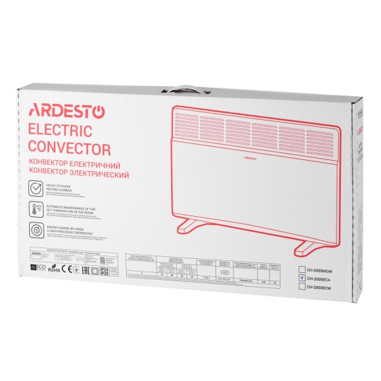 Обогреватель Ardesto CH-2000ECA Обогреватель Ardesto CH-2000ECA