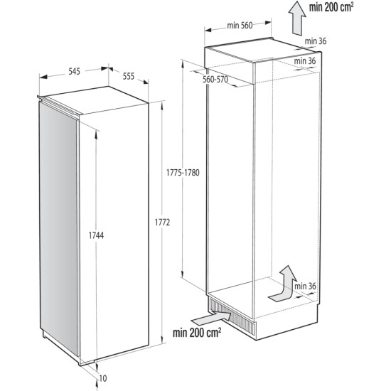 Морозильная камера Gorenje FNI518EA1 Морозильная камера Gorenje FNI518EA1