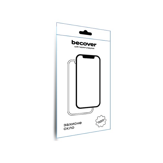 Стекло защитное BeCover Tecno Spark 30 (KL6) Black (712500)