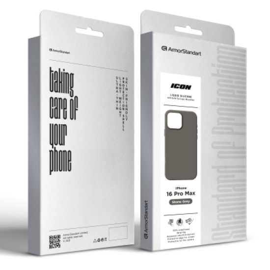 Чехол для мобильного телефона Armorstandart ICON2 Case Apple iPhone 16 Pro Max Stone Grey (ARM81306)