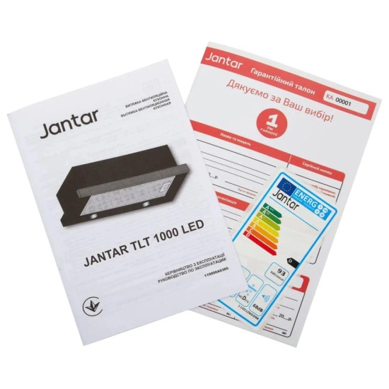 Витяжка кухонна Jantar TLT 1000 LED 60 BL Витяжка кухонна Jantar TLT 1000 LED 60 BL