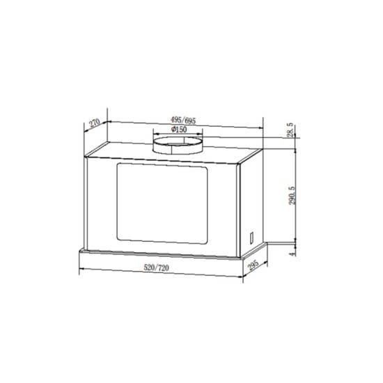 Вытяжка кухонная Grunhelm GVB 430 TW