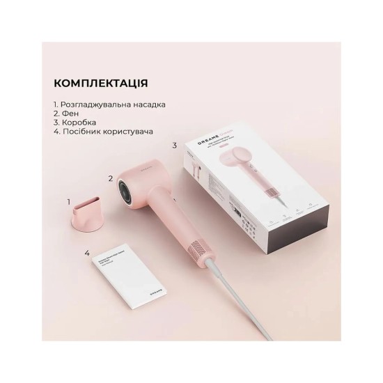 Фен Dreame Gleam Pink (AHD12A-PK) Фен Dreame Gleam Pink (AHD12A-PK)