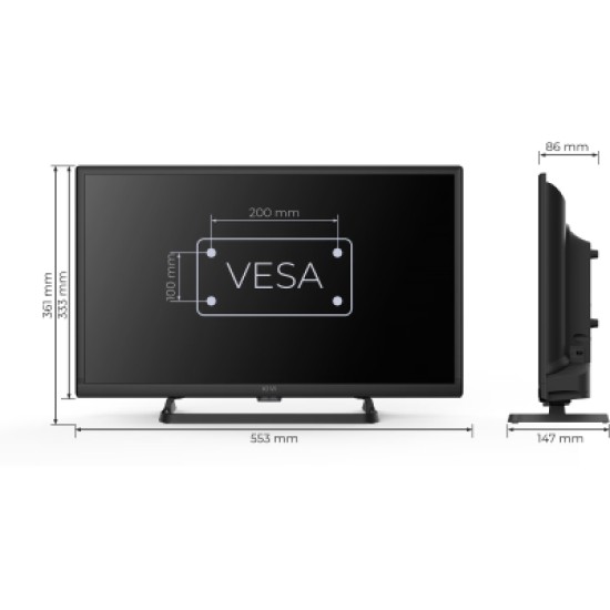 Телевизор Kivi 24H710QB Телевизор Kivi 24H710QB