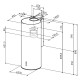 Вытяжка кухонная Faber Cylindra Plus Bk Matt A37 (335.0606.998)