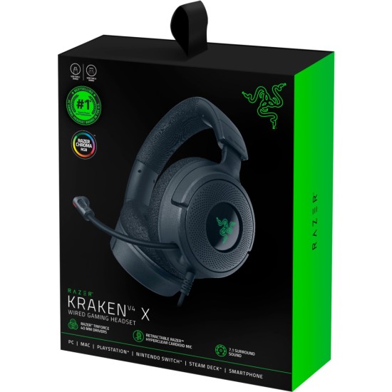 Наушники Razer Kraken V4 X Black (RZ04-05180100-R3M1) Наушники Razer Kraken V4 X Black (RZ04-05180100-R3M1)