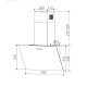 Витяжка кухонна Interline TEFFI SLIM BL A/60/GL/PB Витяжка кухонна Interline TEFFI SLIM BL A/60/GL/PB